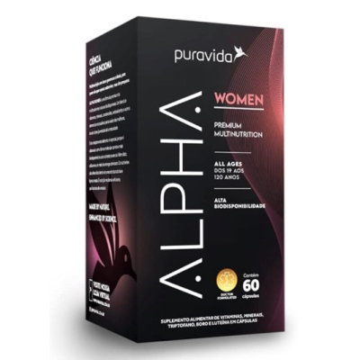 Alpha Women Mulher 60 cápsulas Puravida